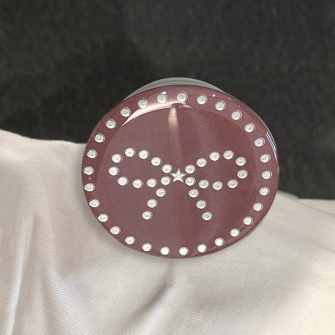 Elegant Decorative Coaster with Rhinestone Kalsten