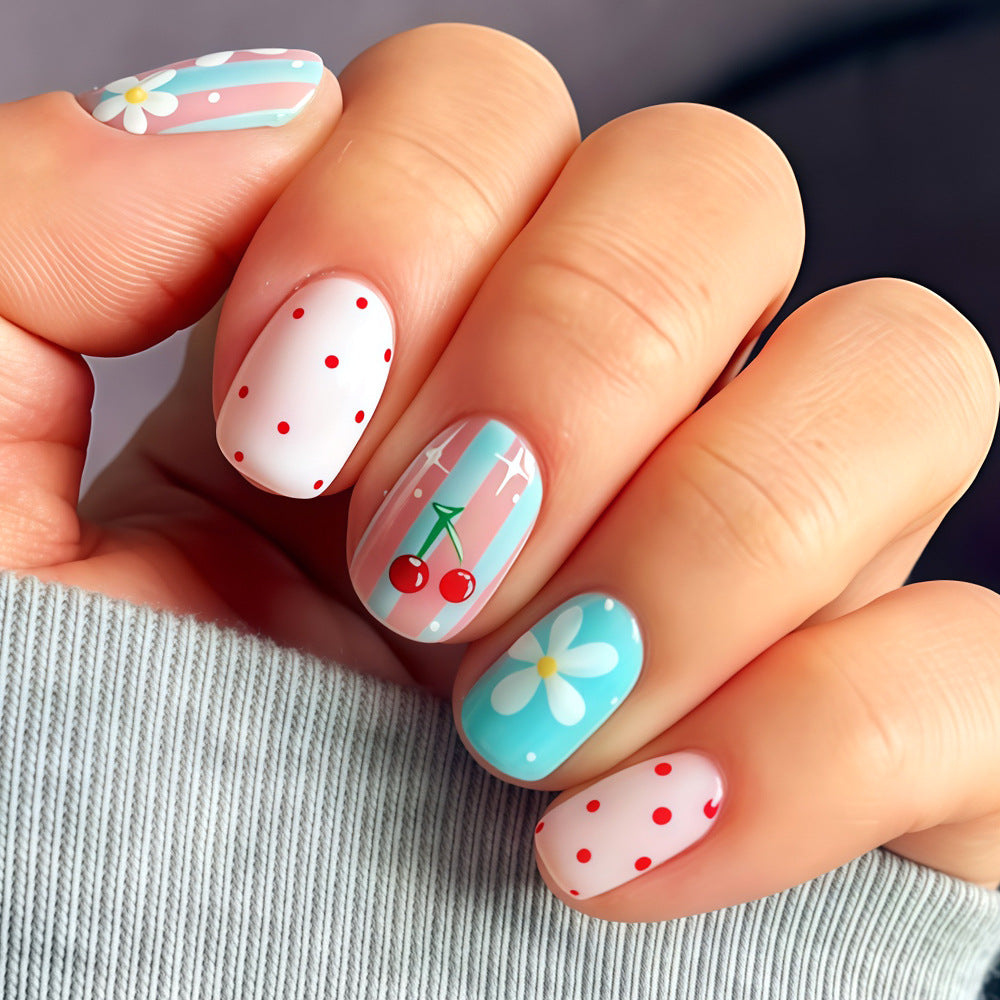 Creative Floral Themed Nail Art Set Kalsten