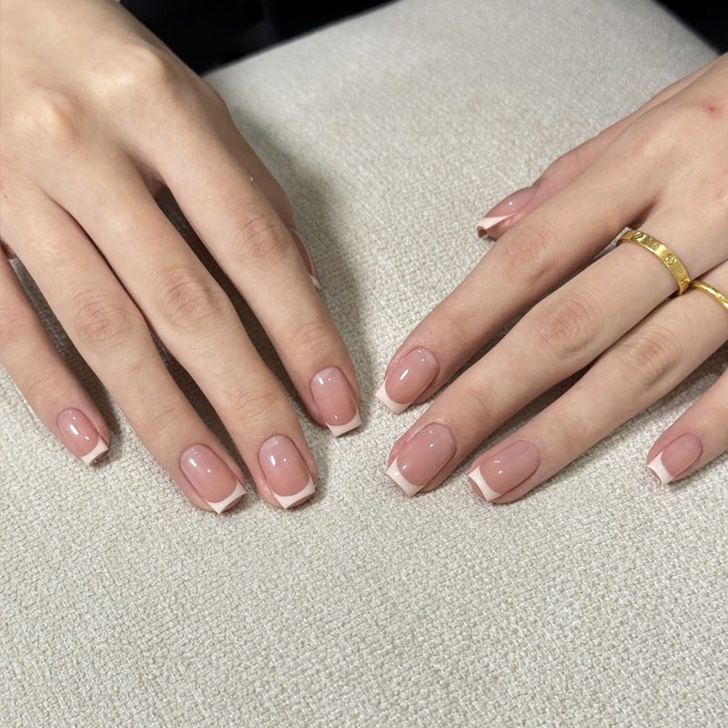 Elegant Long Press-On Nails Set with Artistic Tips Kalsten