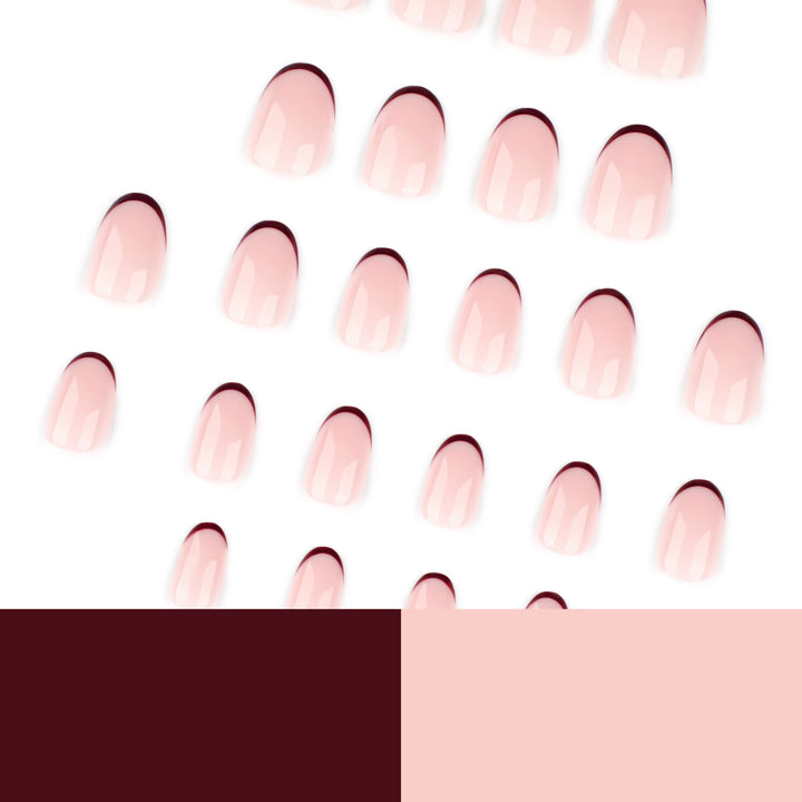 Elegant Nail Art with Gradient and Glossy Finish Kalsten