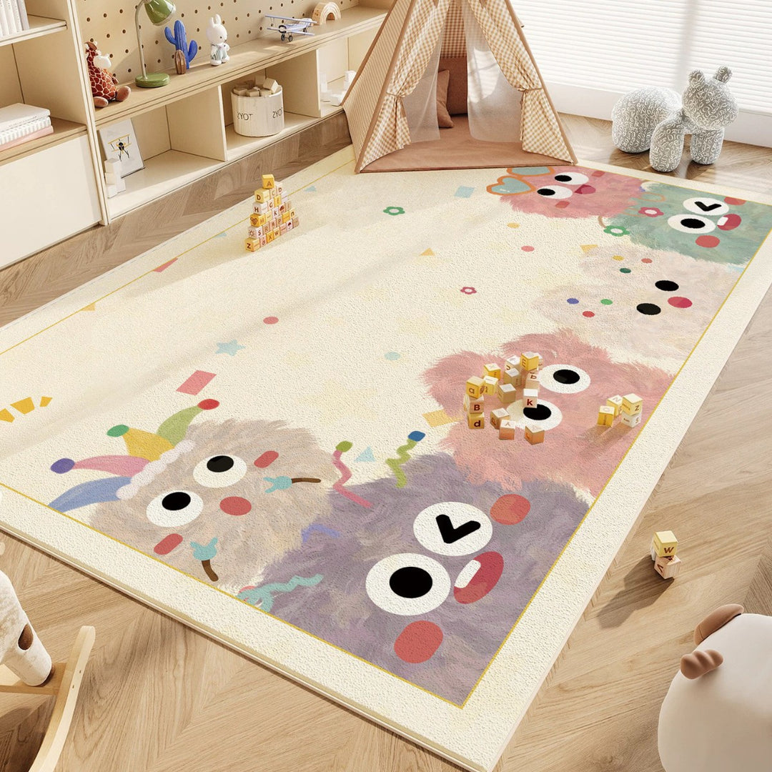 Fun Cartoon Play Area Rug