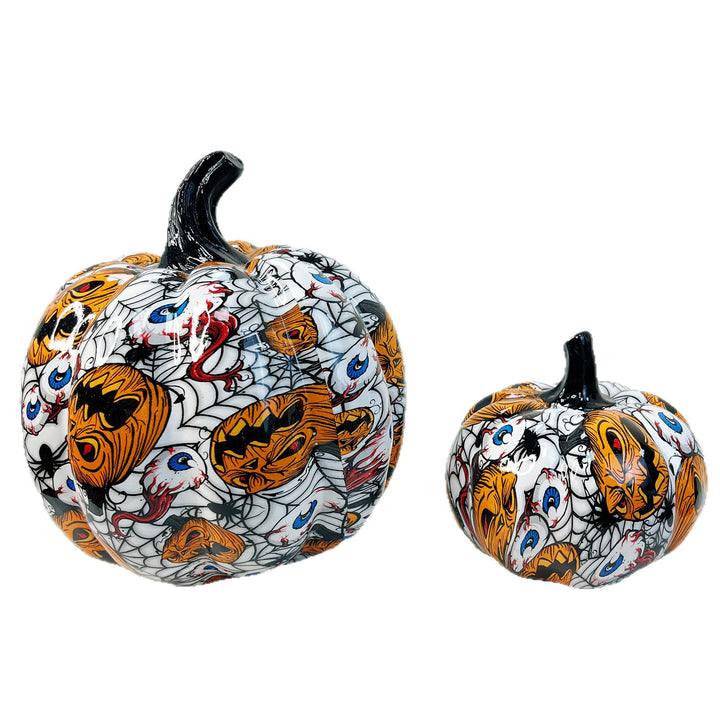 Artistic Halloween Pumpkin Figurine Kalsten