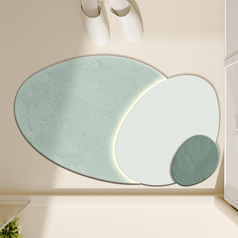 Floral-Inspired Decorative Bath Mat Kalsten