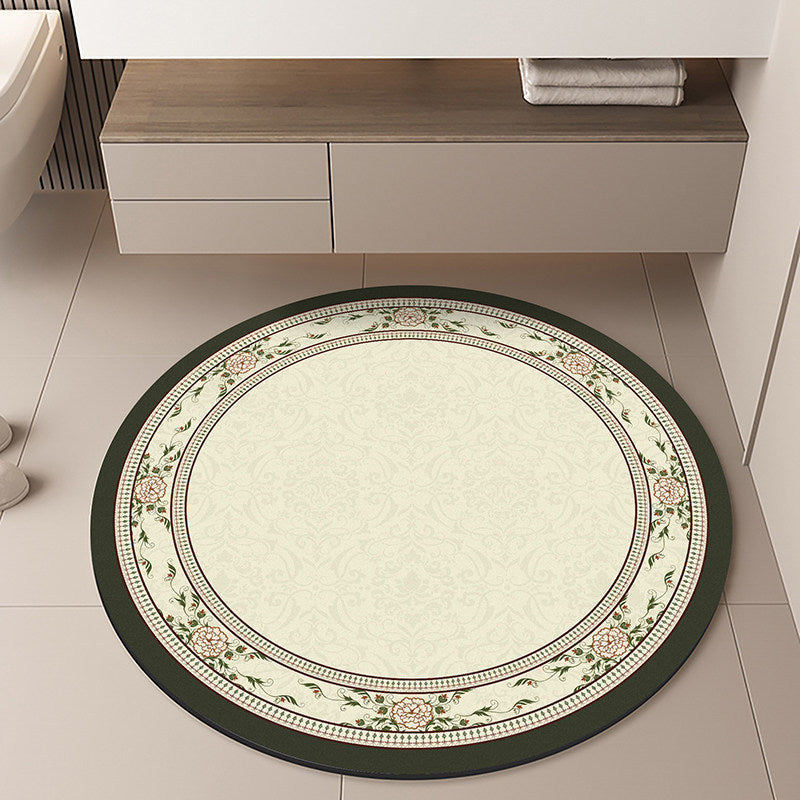 Moon-Themed Round Area Rug