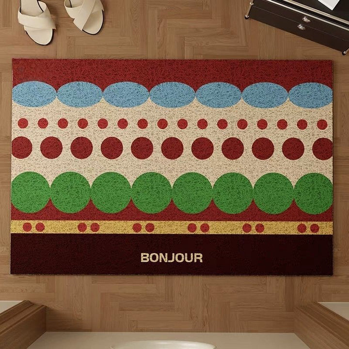 Colorful Polka Dot Doormat Kalsten