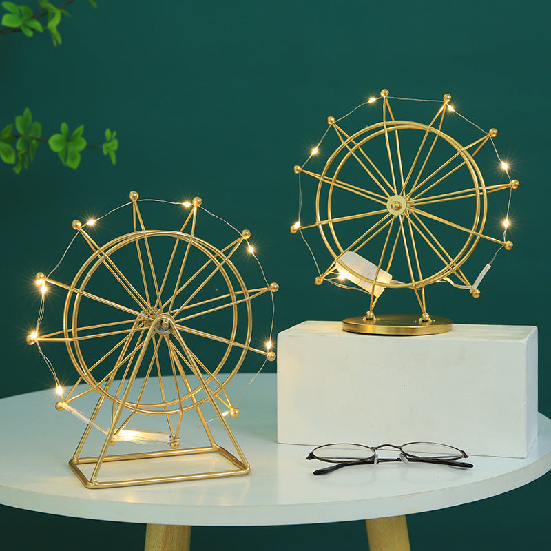 Decorative Ferris Wheel Table Lamp