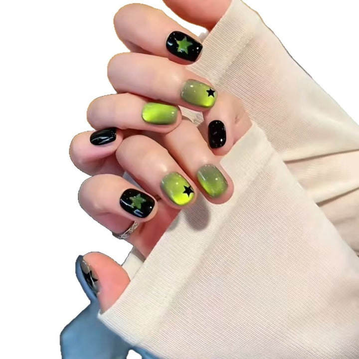 Decorative Star-Patterned Press-On Nails Kalsten