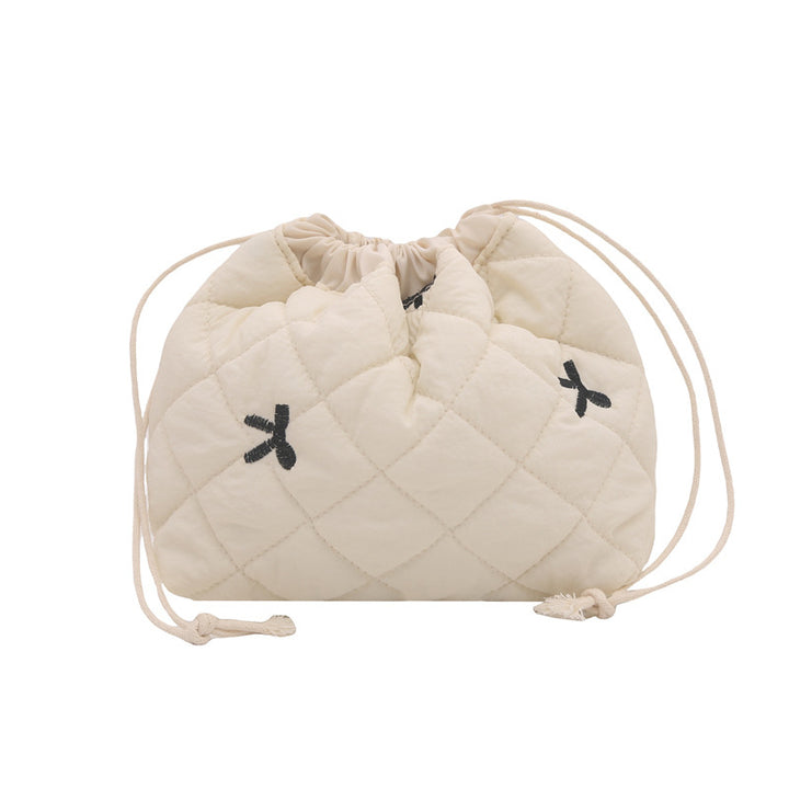 Quilted Drawstring Pouch Kalsten