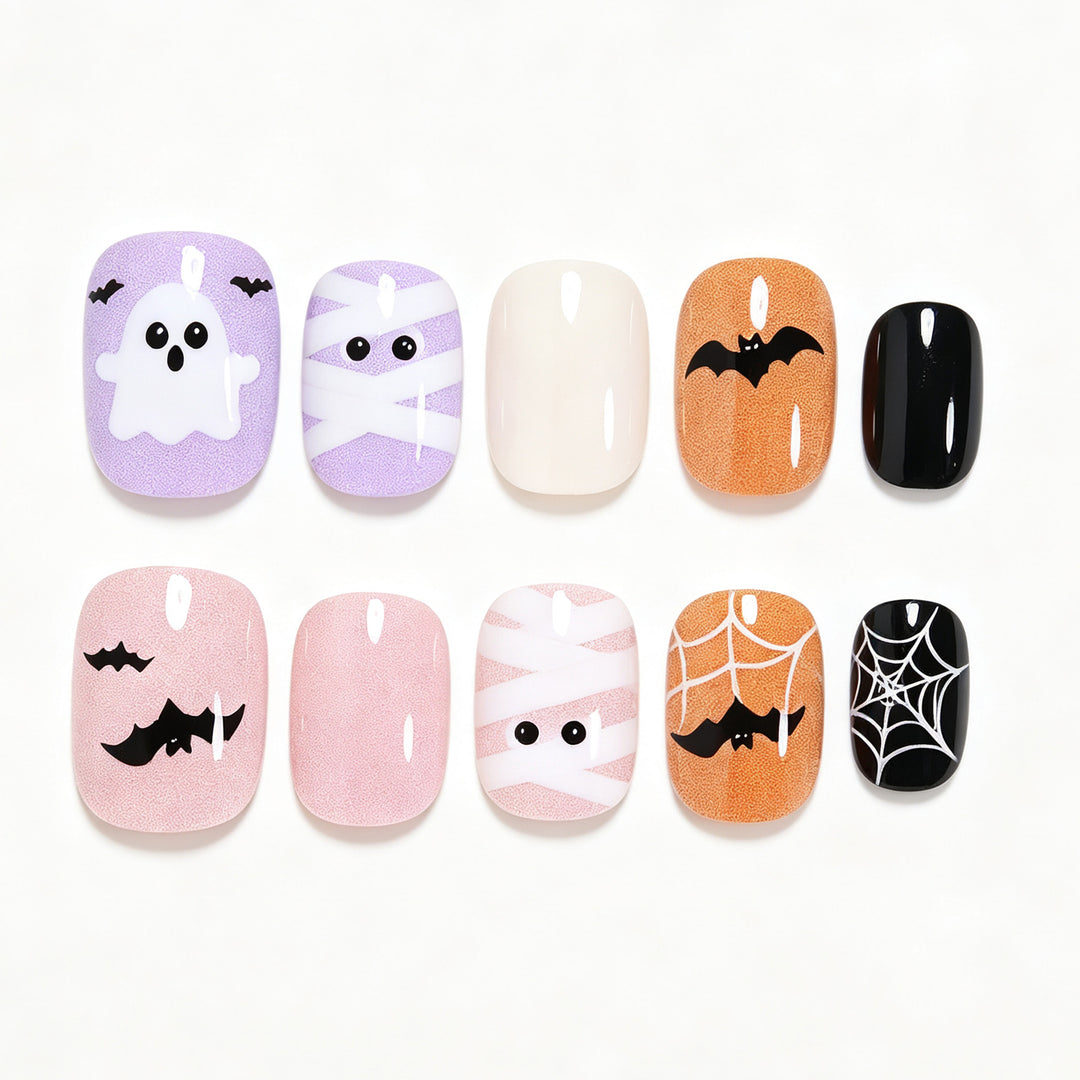 Themed Ghost and Halloween Nail Art Tips Kalsten