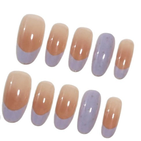 Elegant French Tip Press-On Nail Set Kalsten
