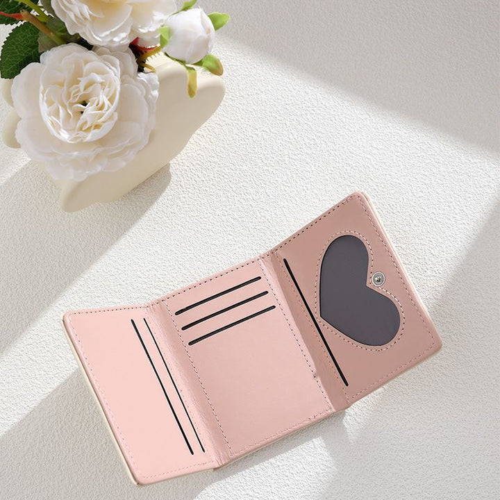 Croissant-Themed Leather Mini Wallet Kalsten