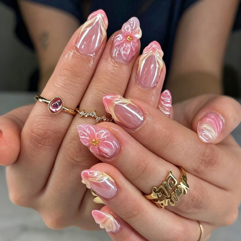 Decorative Press-On Nail Art Set kalsten 1788495816