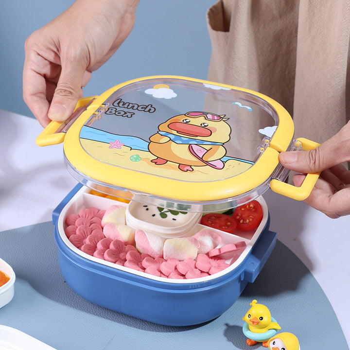 Whimsical Cartoon-Themed Bento Lunch Box