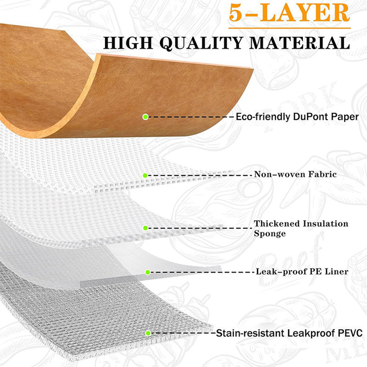 Insulated Food Transport Carrier Bag