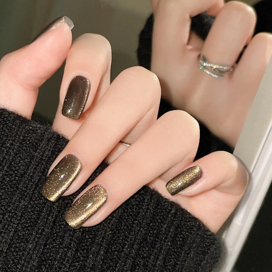 Sparkling Ombre Nail Art Kalsten