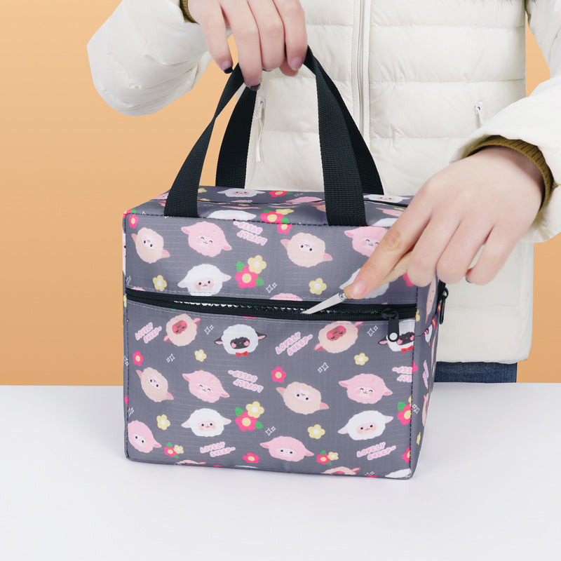 Insulated Animal Print Lunch Tote Kalsten