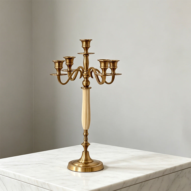 Elegant Metal Candle Holder