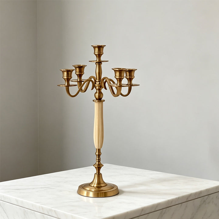 Elegant Metal Candle Holder