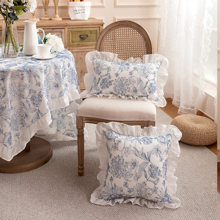 Decorative Ruffled Pillow