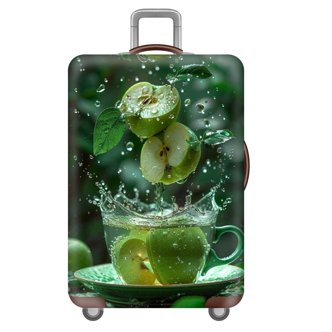 Unisex hard-shell travel suitcase with imaginative, cultural motif Kalsten