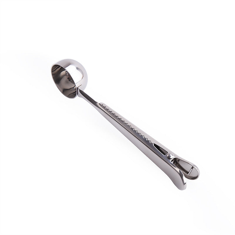 Professional Stainless Steel Coffee Measuring Scoop with Clip Kalsten