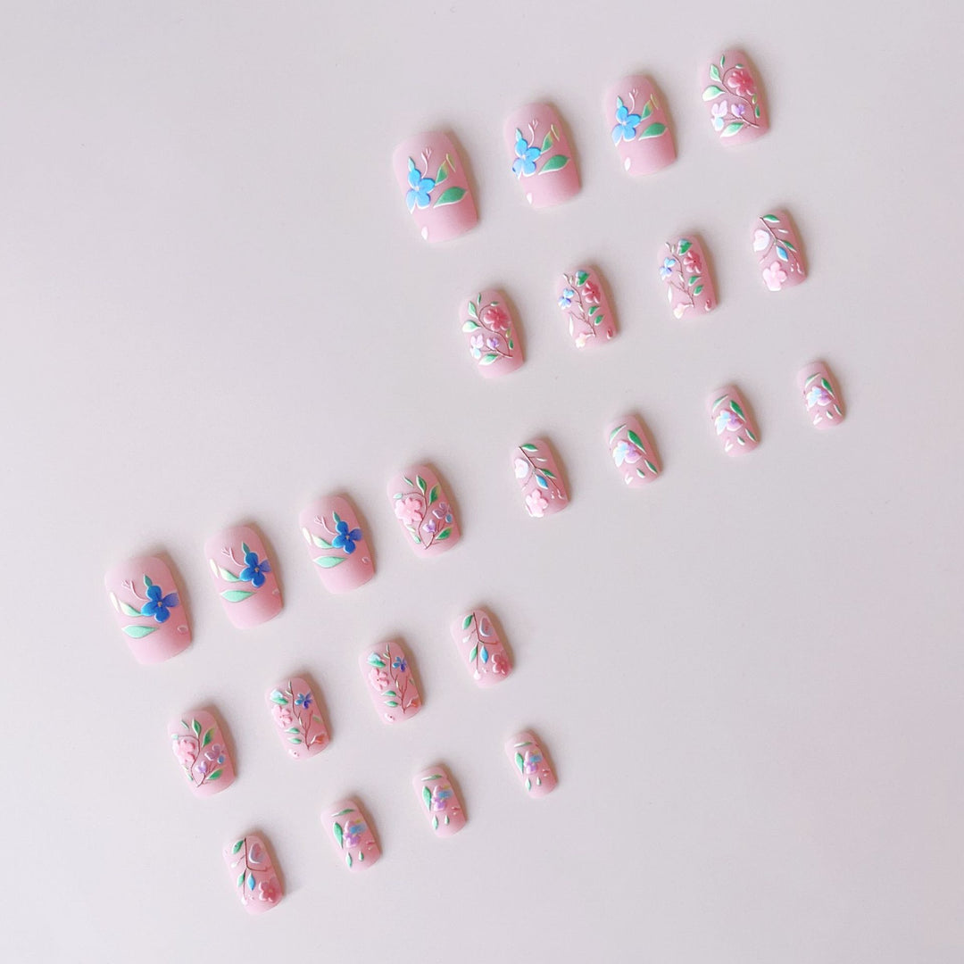Nail art set with floral 3D embellishments Kalsten 1788017362