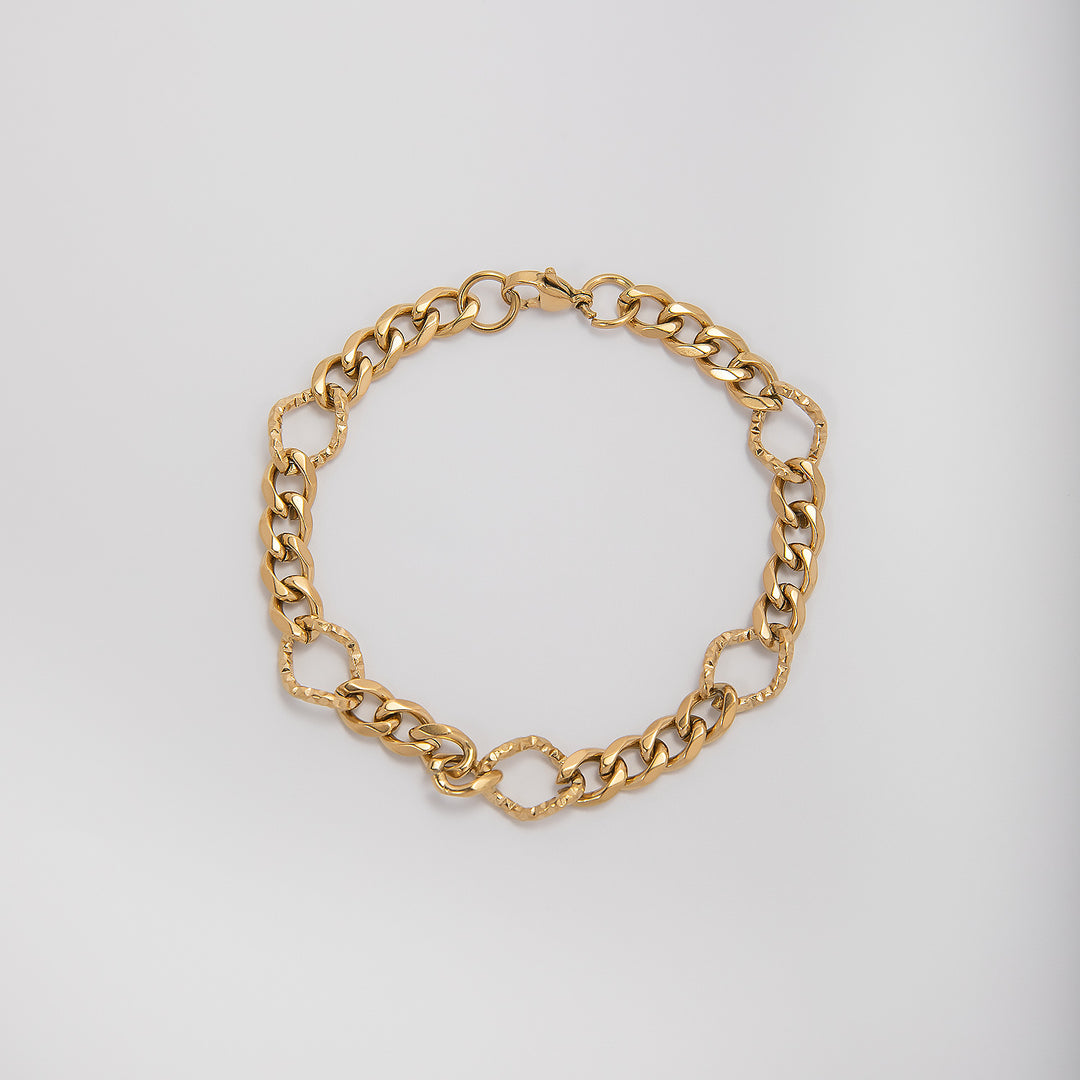 Chunky Interlocking Link Chain Necklace Kalsten