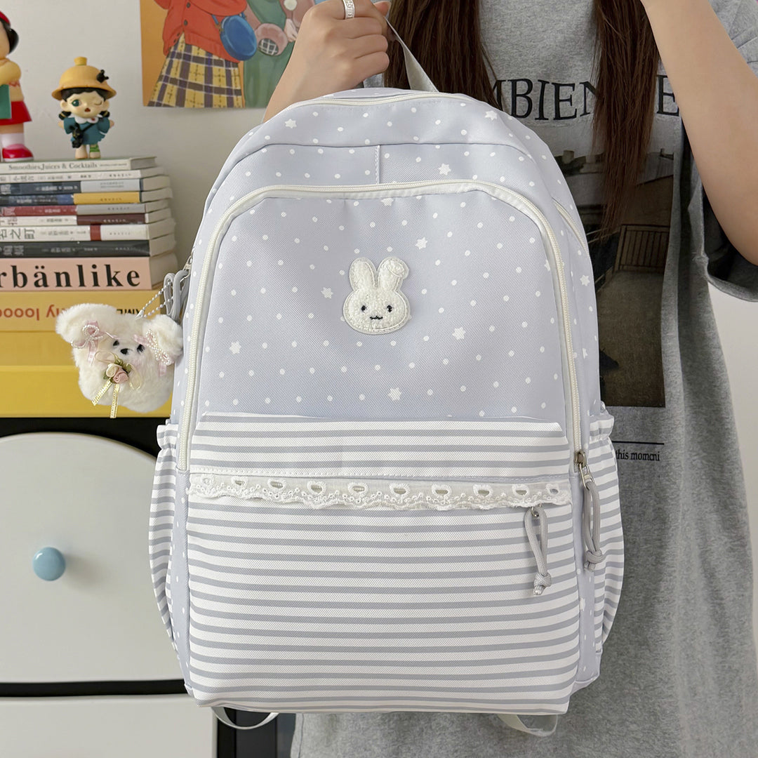 Playful Bunny-Ear Casual Backpack Kalsten