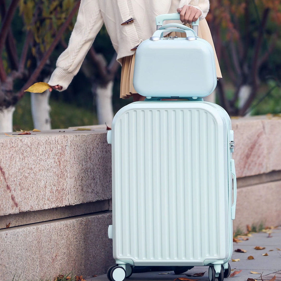 Women's Stylish Dual-Compartment Rolling Luggage Kalsten