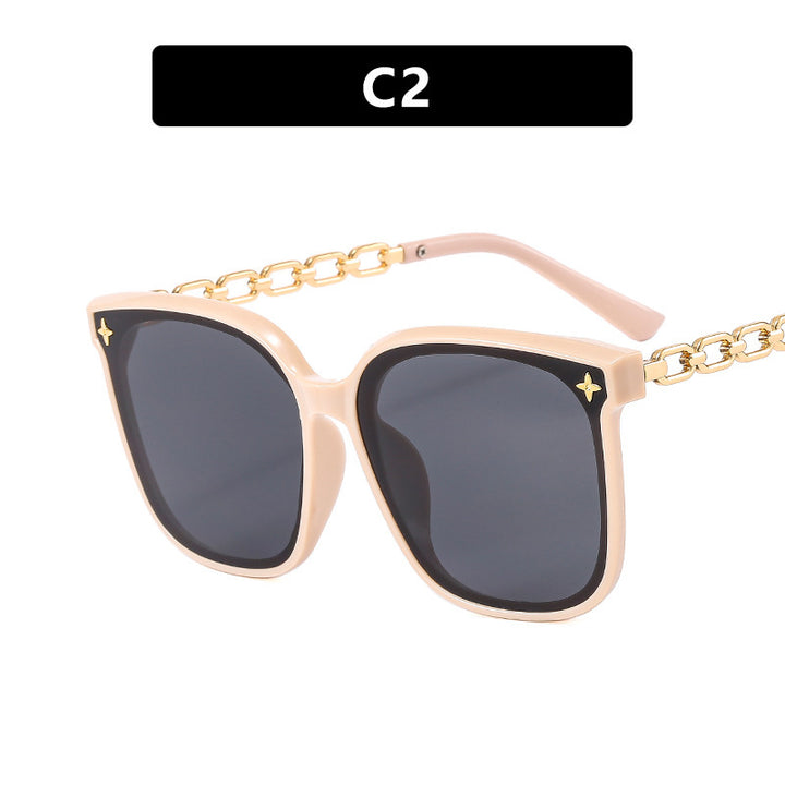 Women's Luxury Sunglasses with Fashionable Chain Frame Kalsten