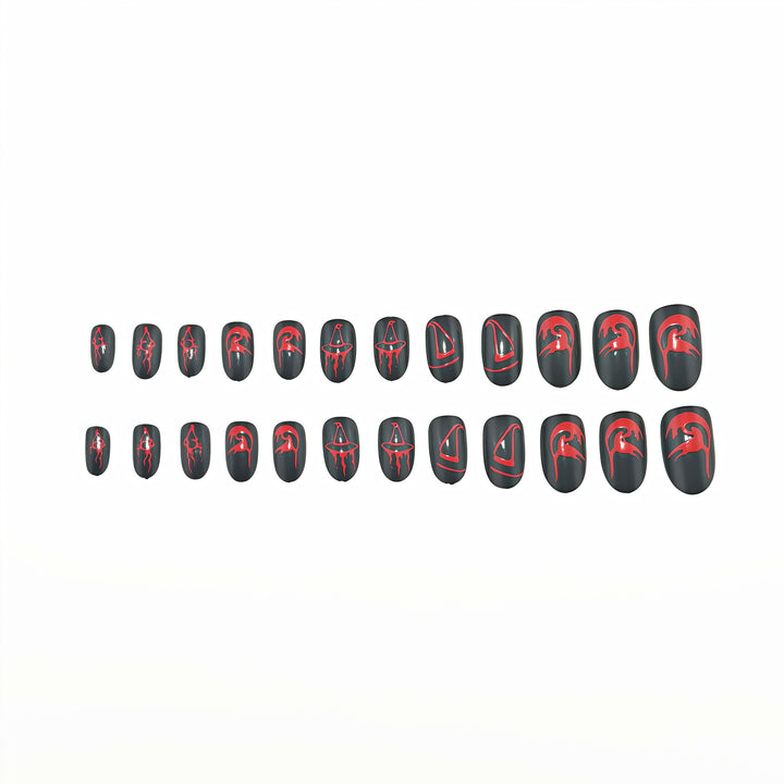 Creative Halloween-themed art nails Kalsten