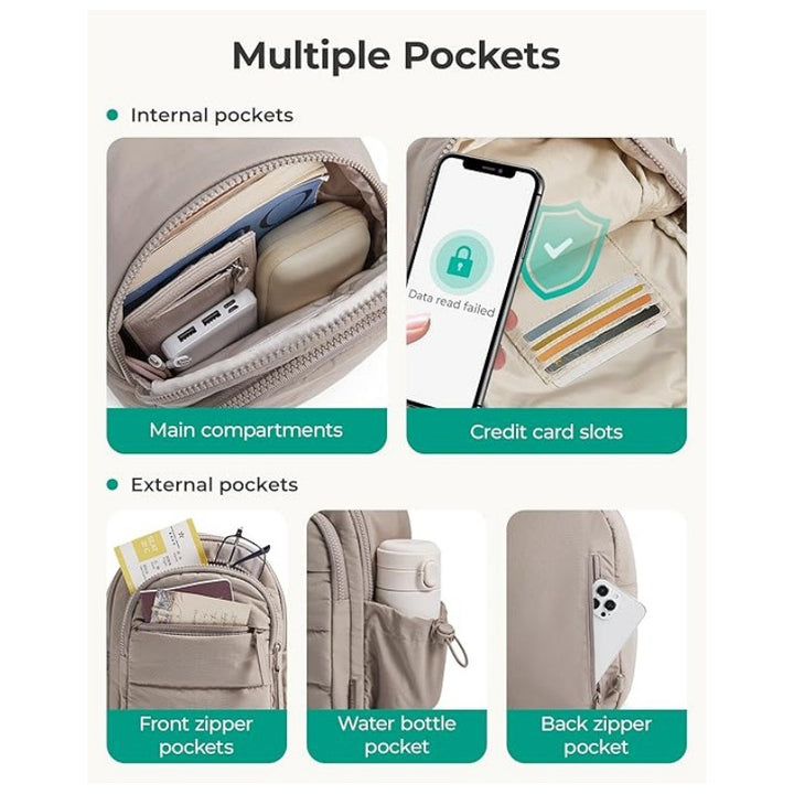 Modular Crossbody Bag with Multiple Compartments Kalsten