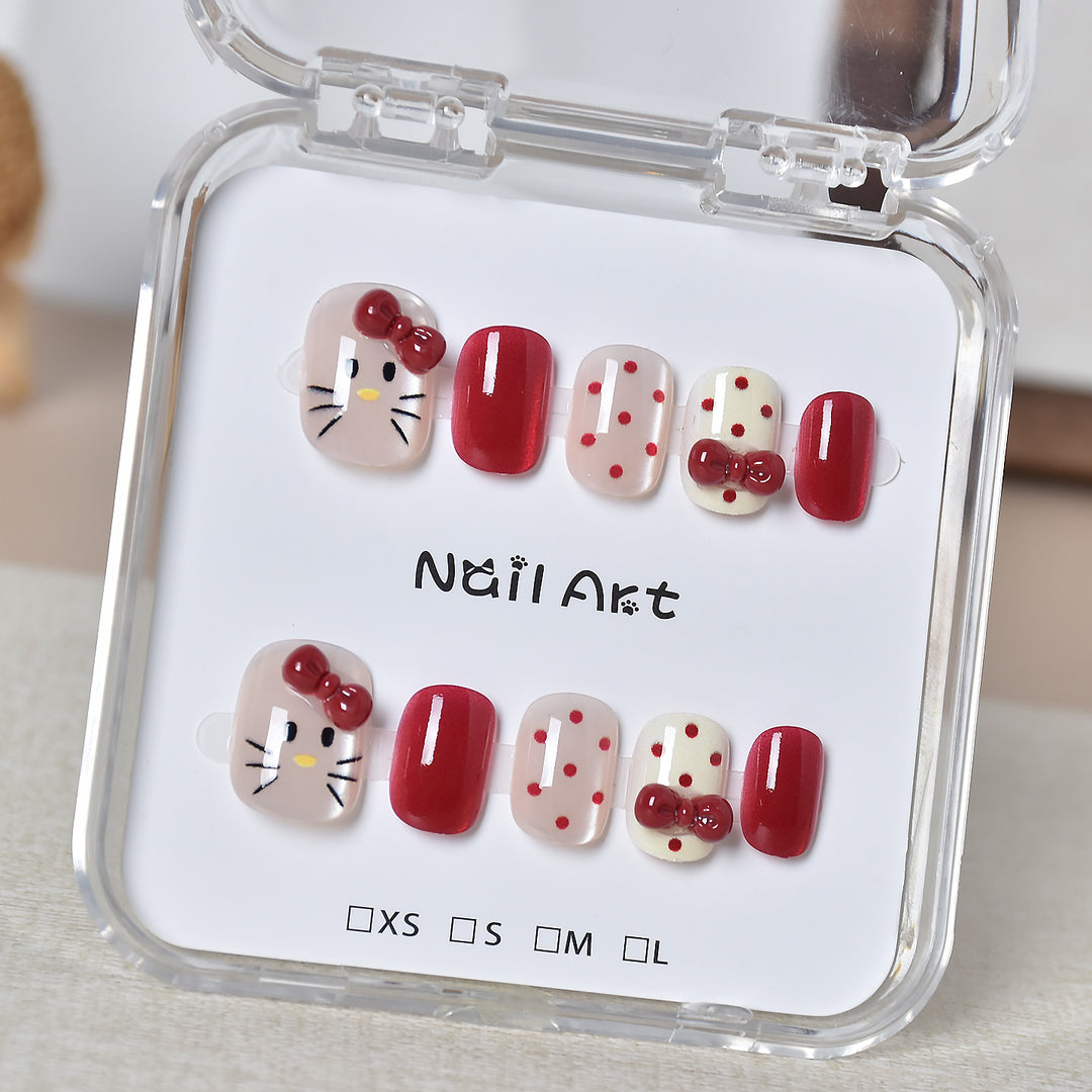 Premium Glamorous Press-On Nail Extensions Kalsten
