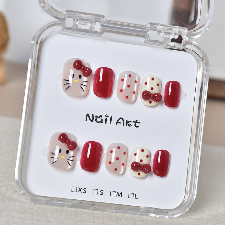 Premium Glamorous Press-On Nail Extensions Kalsten
