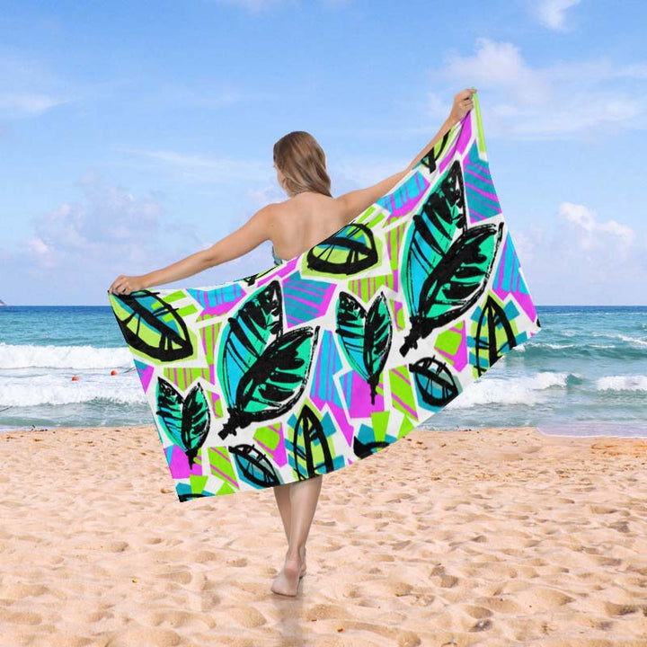 Beach towel in creative wave pattern Kalsten