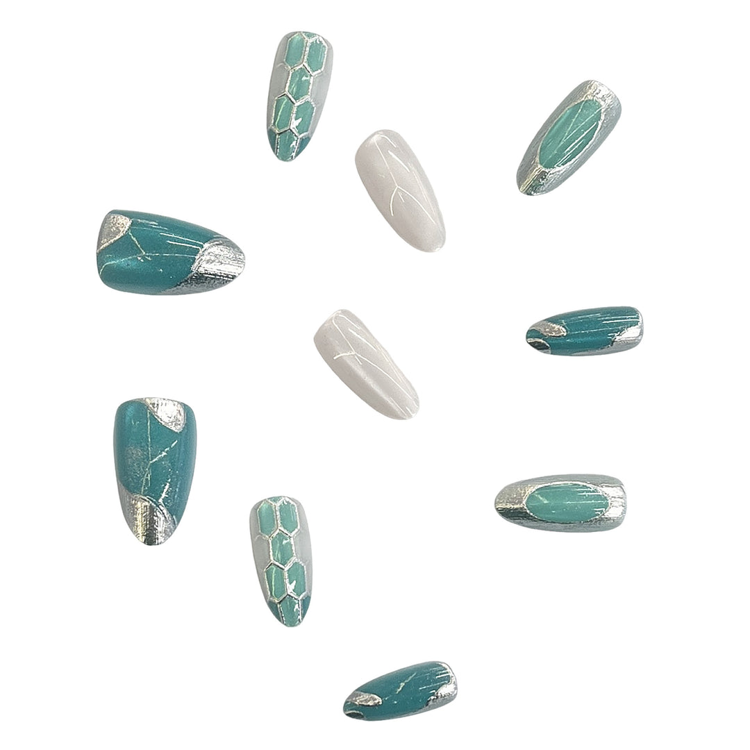 Decorative Gel Press-On Nail Set Kalsten