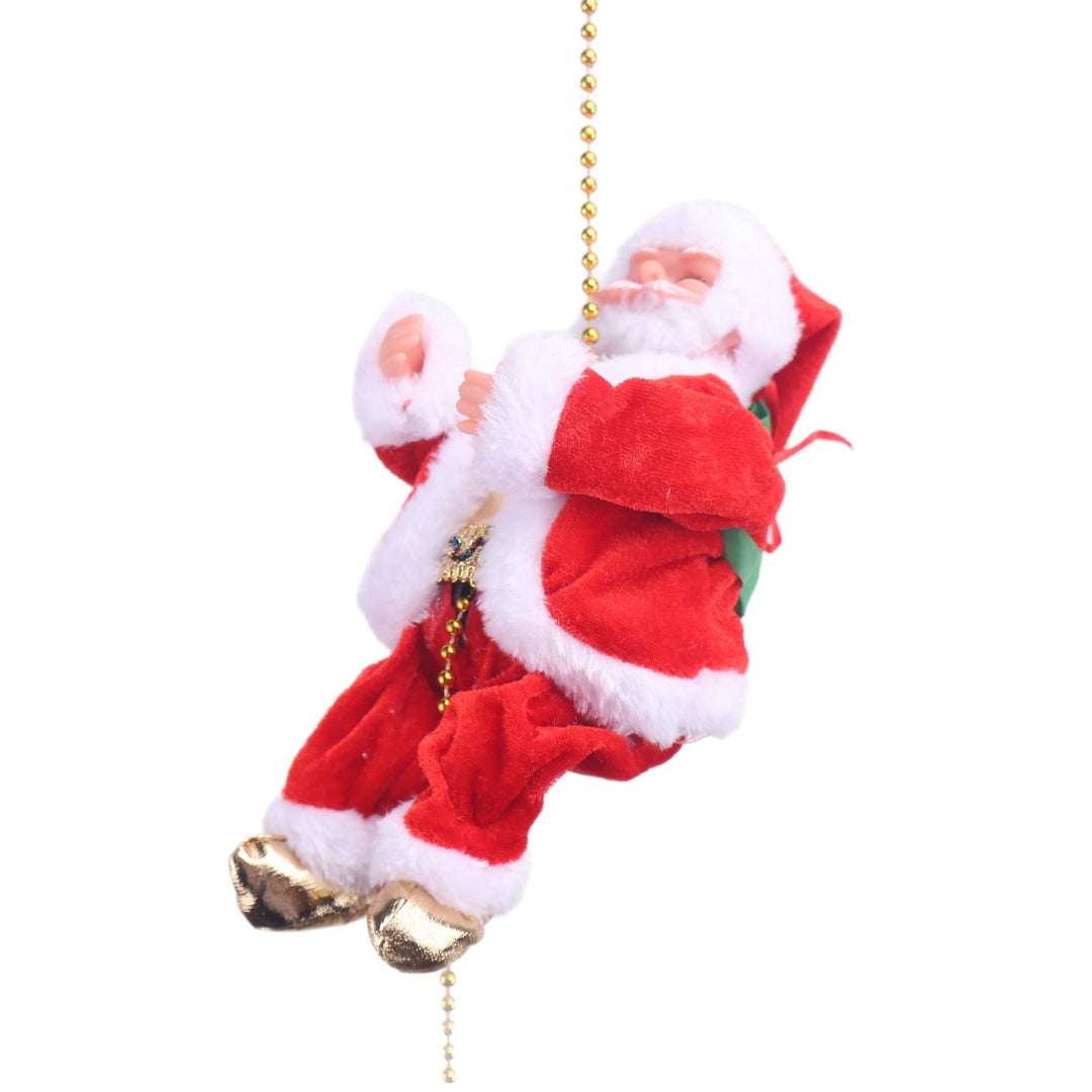 Decorative Santa Claus figurine with reflection ornament