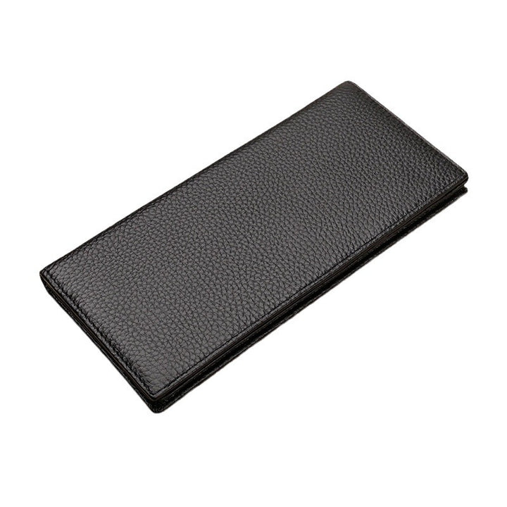 Textured Leather Long Wallet kalsten