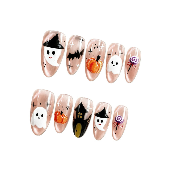 Creative Halloween Art Nail Set Kalsten