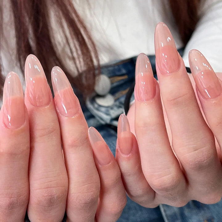Natural Finish Press-On Nail Set Kalsten