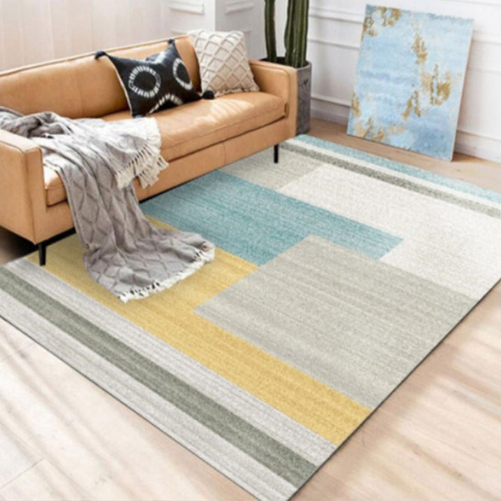 Marble-Patterned Area Rug Kalsten