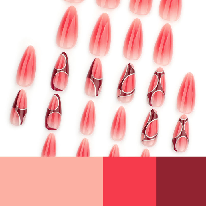 Artful and elegant stiletto nails Kalsten