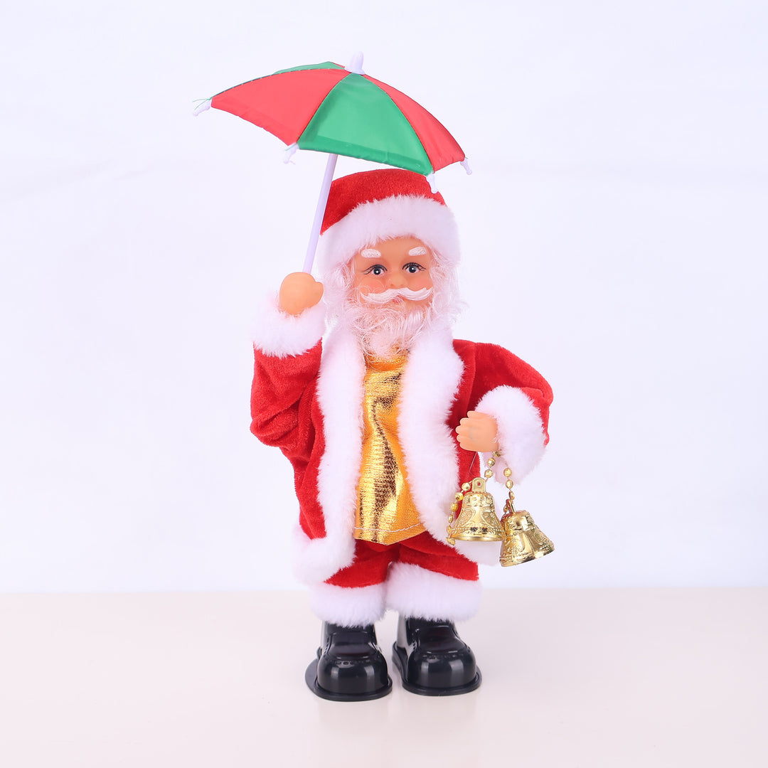 Decorative Santa Claus figure with candy