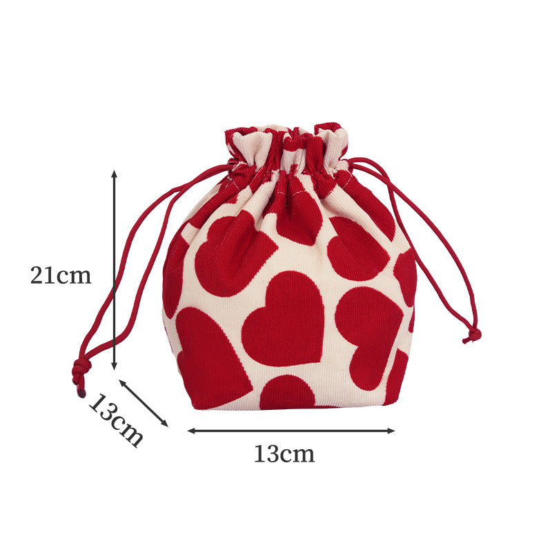 Heart Pattern Makeup Pouch Kalsten