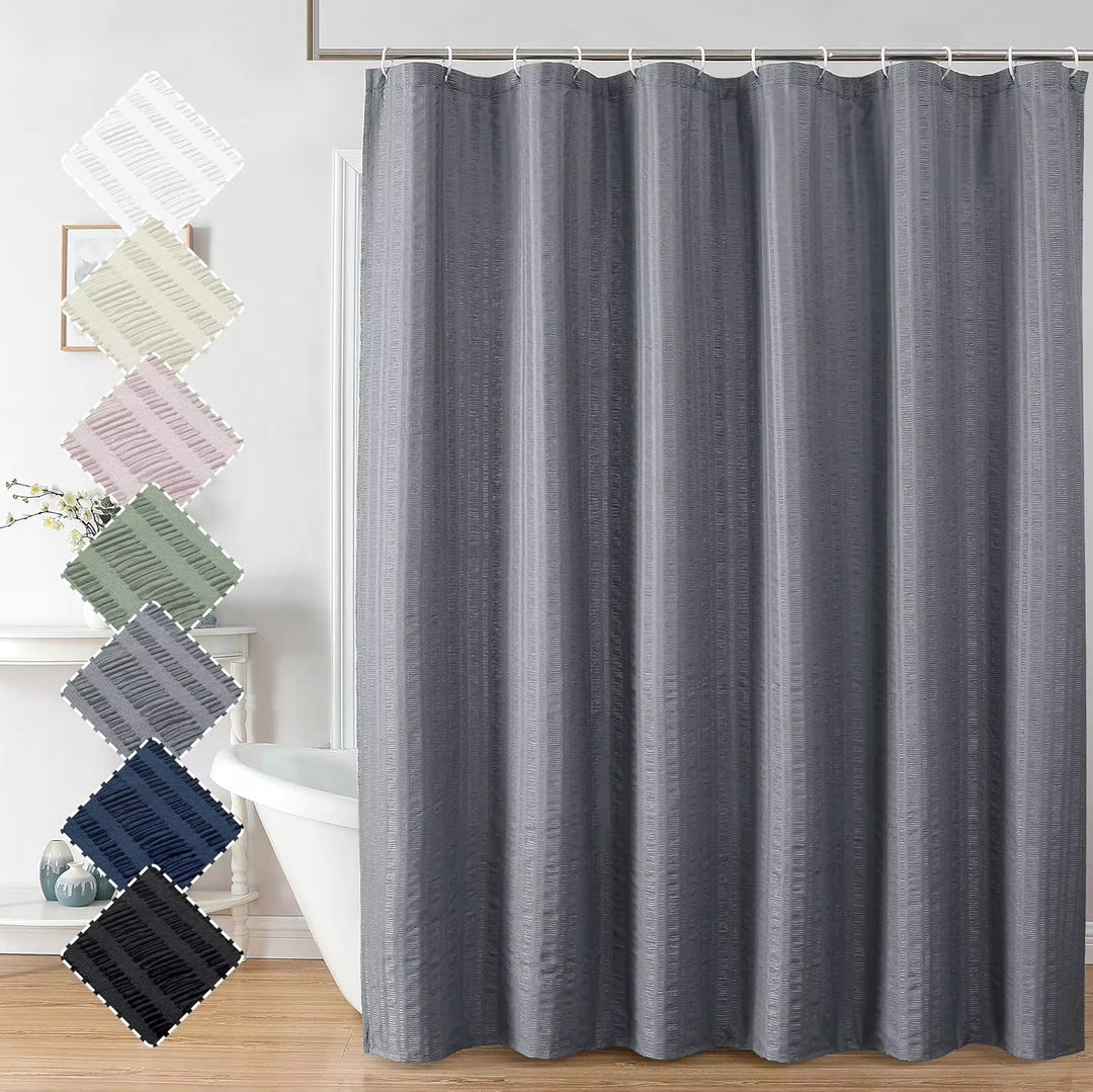 Premium Textured Shower Curtain Kalsten