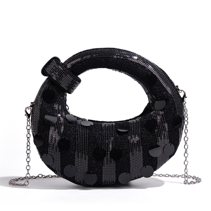 Chic Rhinestone-Embellished Handbag Kalsten