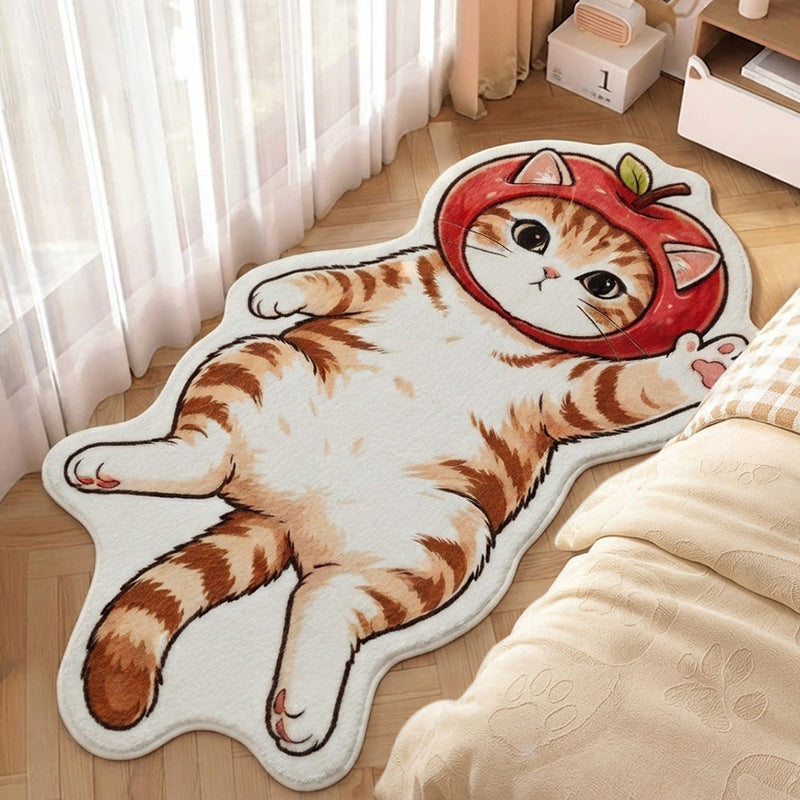 Cat-Themed Plush Area Rug
