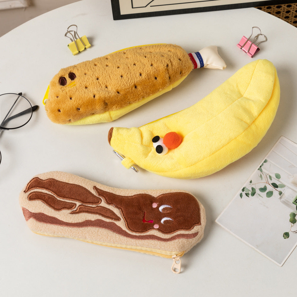 Cute Plush Banana Pencil Case Kalsten