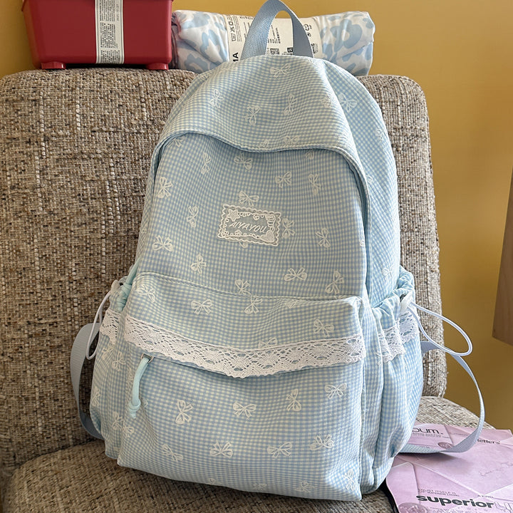 Sweet Floral-Embellished Backpack Kalsten