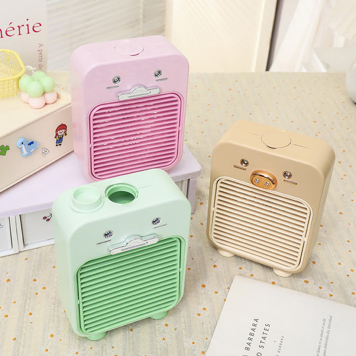 Women's Portable Mini Table Fan with USB Connection and Creative Design Kalsten